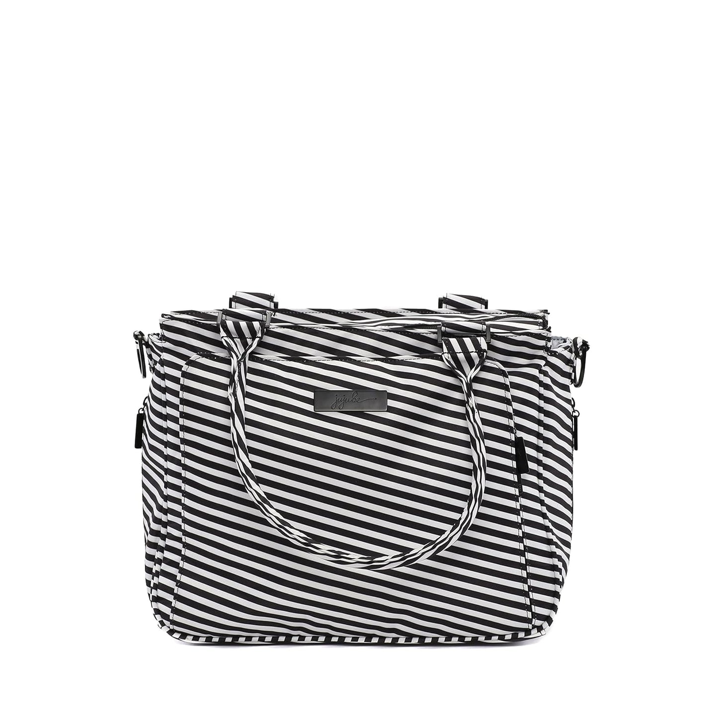 JuJuBe Be Classy Structured Multi-Functional Diaper Bag, Black Magic