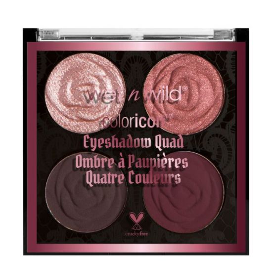 Wet n Wild Rebel Rose Color Icon Eyeshadow Quad - Shopping District