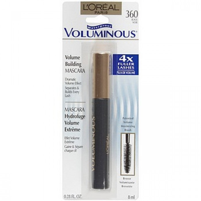 LOREAL Voluminous Volume Building Mascara, Black 310 - Shopping District