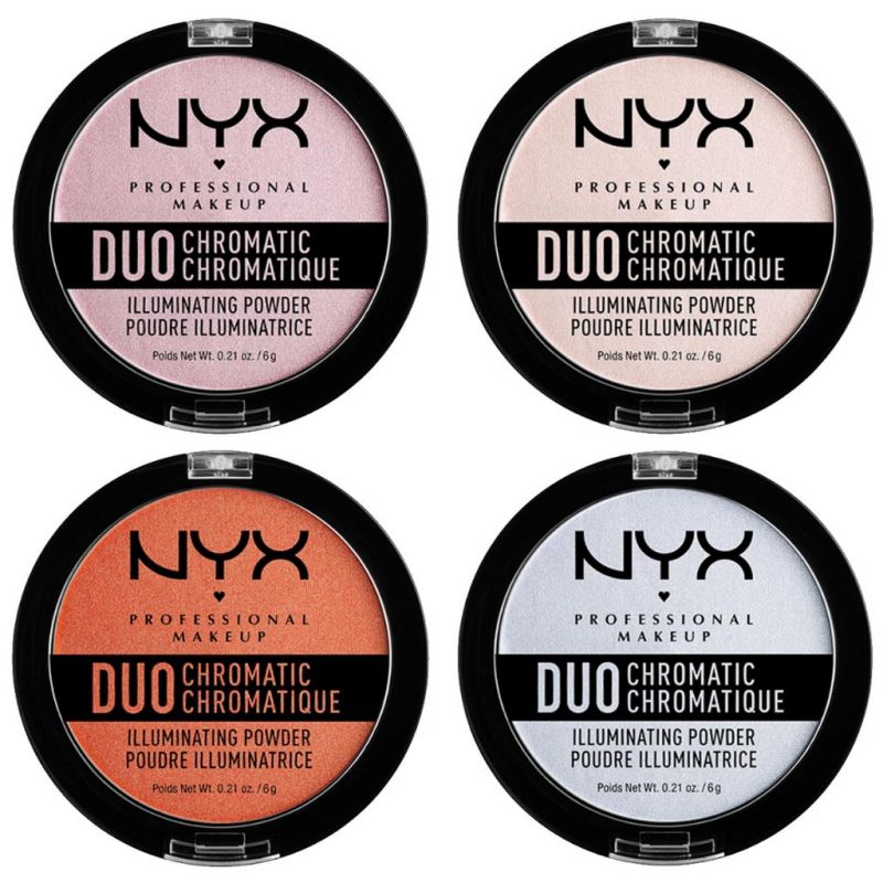 NYX Duo Chromatic Illuminating Powder - Shopping District
