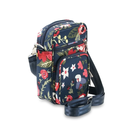 Jujube mini helix bag, midnight posy