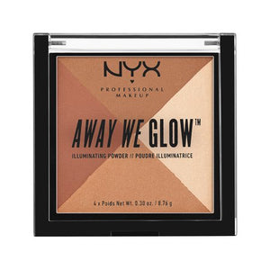 NYX Makeup Away We Glow Illuminating Powder, Shimmer Thrill - Shopping District