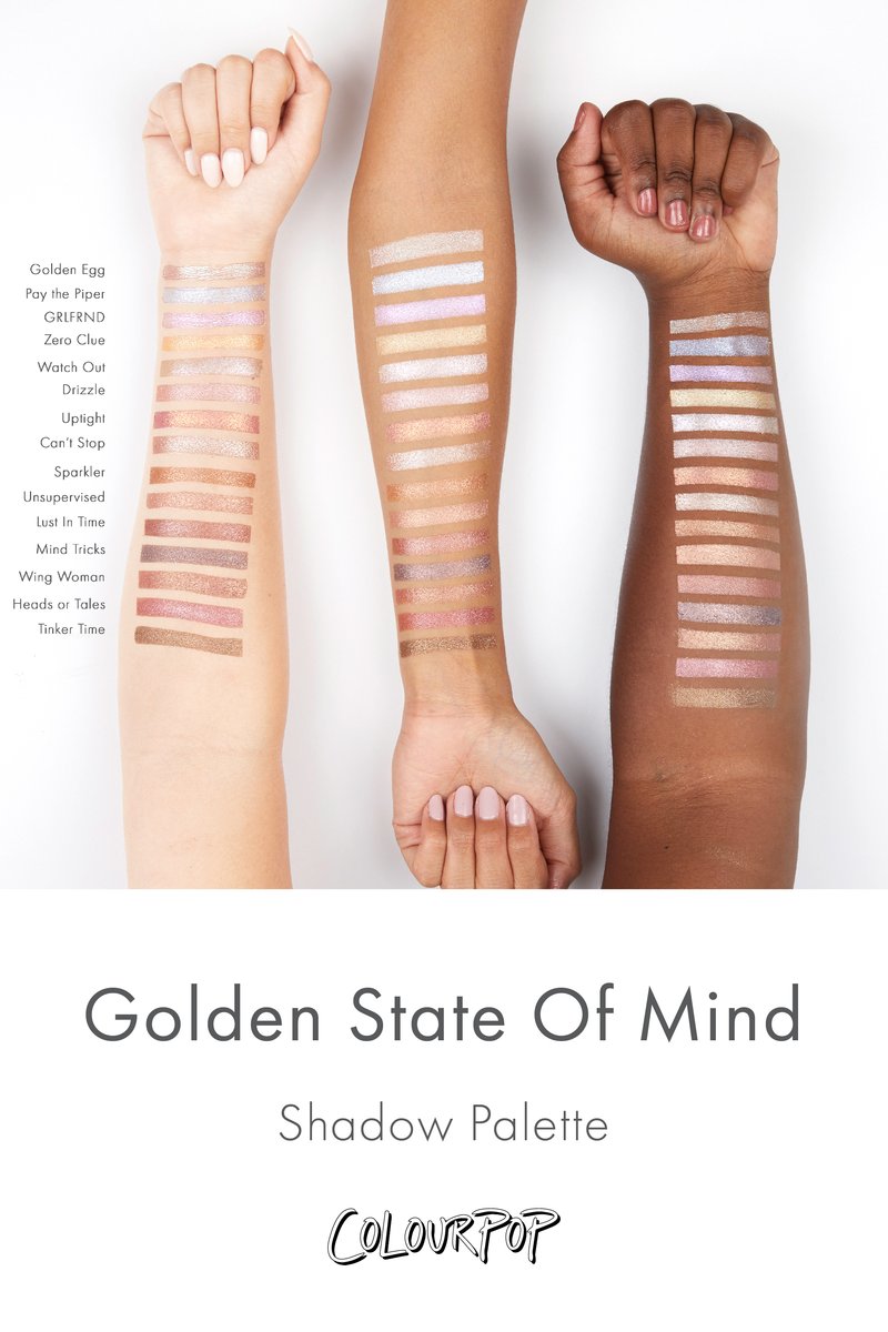 Colourpop GOLDEN STATE OF MIND - Shopping District